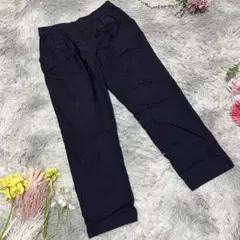 【THE SHOP TK】テーパードパンツ　ゴムウエスト　(M)