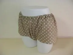 659　リップル　グレージュ　ドット　トランクス　ふんどしパンツ　フンティ