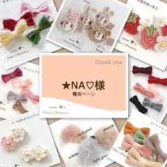 ★NA♡様専用ページです♡ベビーヘアクリップ