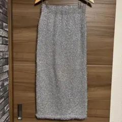 GRL ラメシャギーニットスカート