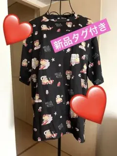 新品タグ付き♡総柄♡日焼けキティちゃんTシャツのサムネイル
