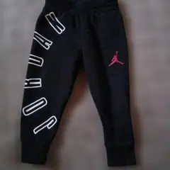 Jordan ブラック ロゴ入りパンツ86～92