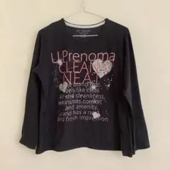 U.Prenoma 長袖 Tシャツ プリント入り LLのサムネイル