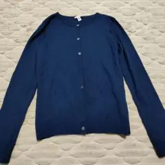GAP　ウールニットカーディガン　М　ネイビー　ギャップ
