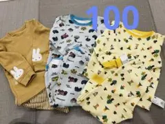ユニクロキルトパジャマ100 3枚組