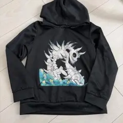 にゃんこ大戦争　黒　パーカー　ブラック