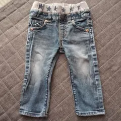 ダブルB☆ミキハウス☆デニムパンツ80　ダブルビー