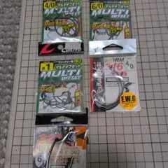 オーナー マルチオフセット がまかつ 釣り針 セット