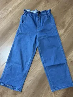 150cm ブルーデニムパンツ