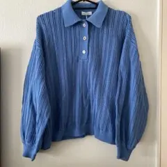 新品未使用　ローリーズファーム　透かし編み　コットンニット