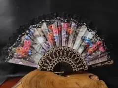 花柄フラメンコ扇子