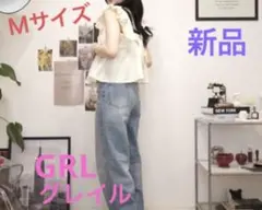 新品　GRL グレイル　バックリボン　ショルダーフリルトップス　[ac2395]のサムネイル
