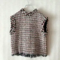 ツイード ベスト
