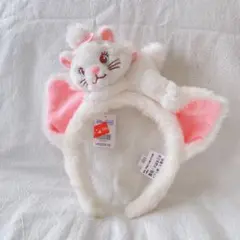 即日発送❣️ 香港ディズニー　マリーちゃん　ぬいぐるみカチューシャ