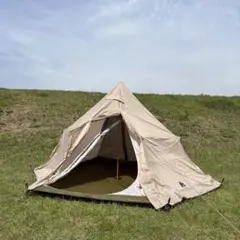 新品 LOGOS Tradcanvas Tepee 2ルーム テント 一部傷あり - メルカリ