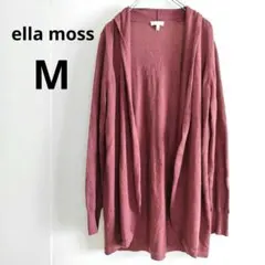 ​ella moss エラモス カーディガン ボルドー M 羽織りニット