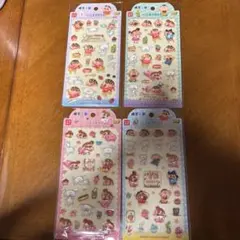 か*り様 クレヨンしんちゃん ぷくりシール3D立体シール 4種類