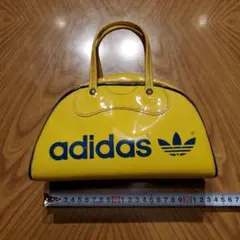 激レア 希少 80s adidas ミニボストン エナメル ビンテージ イエロー