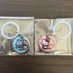 【非売品】サンリオ 生どら焼き 特典 アクリルチャーム キティ ハンギョドン