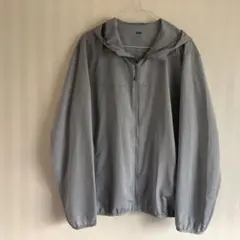 UNIQLO ポケッタブルパーカー　 L グレー　★袋なし