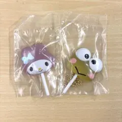 マイメロディ　けろけろけろっぴ　カラフルキャンディチャーム　ガチャガチャ