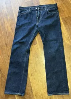 RRL ダブルアールエル デニム ジーンズ 36×32 USA生地 濃紺のサムネイル