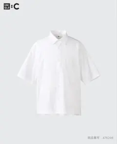 UNIQLO :C ブロードオーバーサイズシャツ Lサイズ 半袖シャツのサムネイル