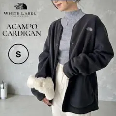 韓国限定 新品 ノースフェイス アカンポ カーディガン S ホワイトレーベル