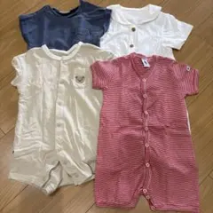 ロンパース　半袖　4枚セット　60 70サイズ
