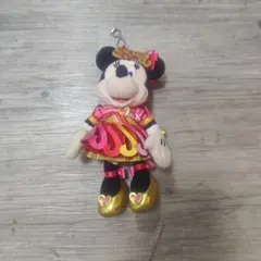 ミニーマウス ぬいぐるみバッジ 東京ディズニーランド35周年