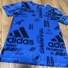 adidas アディダス トレーニングシャツ ブルー　140・150 サッカーのサムネイル