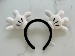 ディズニー　リゾート カチューシャ ミッキー グローブ　ハンドカチューシャ　手
