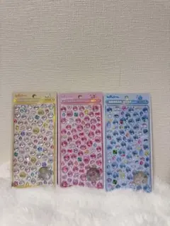 しずくちゃんボンボンドロップシールミニ3枚セット