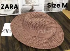 【ZARA】ザラ ハット ピンク 新品 Mサイズ