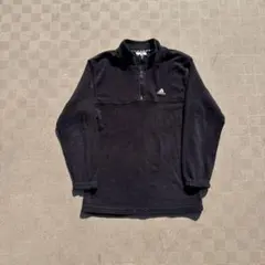 90's adidas c-boy 黒フリースジャケッットハーフジップy2k