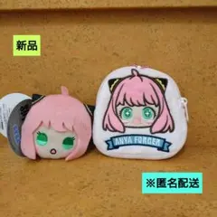 SPYFAMILY　ミニアップリケポーチ キャラマル　マスコットバッジ　アーニャ