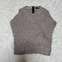 sena parmo グレー クルーネックニット Free