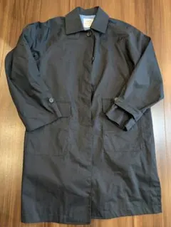 coen ステンカラーコート M ネイビー
