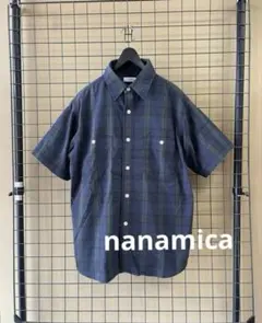 nanamica ナナミカ H/S Check Wind Shirt 半袖シャツのサムネイル