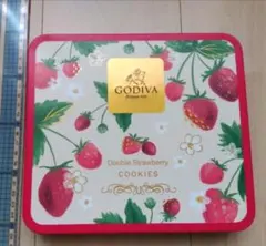 GODIVA　ゴディバ　小物入れ　空き缶　いちご　ストロベリーのサムネイル