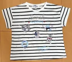 Motherways Sarah ボーダーTシャツ サイズ120 マザウェイズ