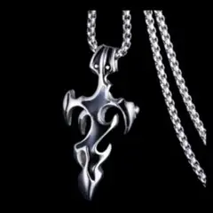 【N063】ネックレス　メンズ　ブラック　黒　アクセサリー　レディース