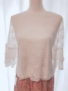 レディースブラウス　レース柄❤︎新品未使用·͜·♡期間限定値下げ！