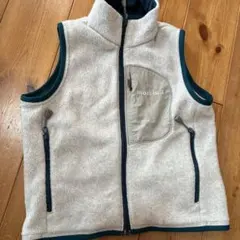 mont-bell キッズベスト 100cm クリーム色