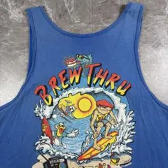 90s BREW THRU 15周年記念 タンクトップ USA製 シングル