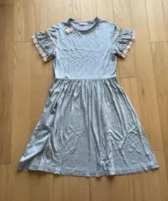 ファミリア　familiar 半袖ワンピース　グレー　150cm