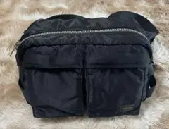 【美品】PORTER ポーター吉田カバン タンカー ウエストバック ブラック