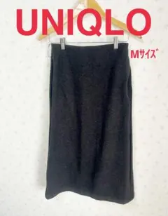 UNIQLO ユニクロ　Mサイズ ダークグレー タイトスカート