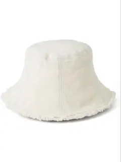 【美品‼️】GRL ツイルフリンジチューリップハット アイボリー