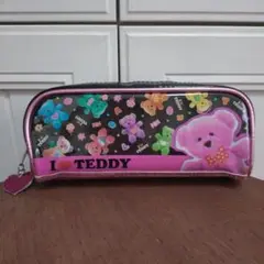 【平成レトロ】筆箱　ペンケース　テディベア
